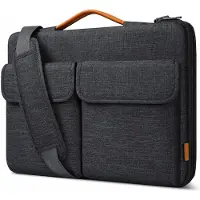 Inateck EdgeKeeper 360 (13.60", Apple, Microsoft), Sac pour notebook, Noir