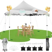 Merkloos Pavillon pliable et étanche, dimensions 3 x 3 mètres