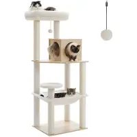 Merkloos Arbre à gratter pour chats avec hamac