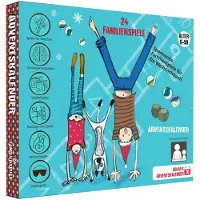 Merkloos Solidchoice - Calendrier de l'Avent avec 24 jeux de société pour toute la famille
