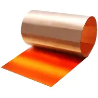 Merkloos Omgoods - Rouleau de cuivre, épaisseur 0,2 mm, dimensions 200 mm x 1 m