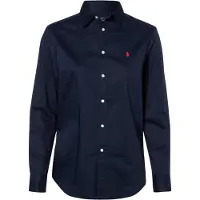 Ralph Lauren pour femme. 211A92177014 Chemise en sergé de coton Classic Fit marine (S), Casuel, Classique, Manche longue