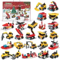 Merkloos Solidchoice - Calendrier de l'Avent avec des blocs de construction pour enfants