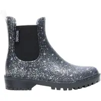Regatta - Bottes en caoutchouc pour enfants "Harriet II" Glitzerstern, modèle RG13476 (taille 38 EU), couleur noire