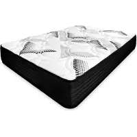 Merkloos Matelas hybride viscoélastique avec ressorts ensachés, dimensions 90 x 190 cm