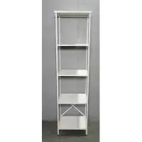 Meander Kast, blanc, métal, 44,5 x 38,5 x 166,5 cm (Prix normal : 99,95 €)