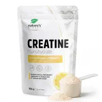 Nutrisslim Nature's Finest Créatine monohydrate citron - 3 g de créatine par portion, vitamine C, 75 portions - 300 g