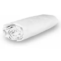Merkloos Housse de couette en coton percale Solidchoice, 160 x 200 cm, couleur blanche