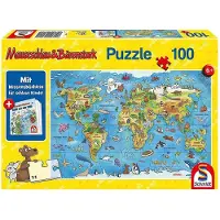 Schmidt Puzzle 100T. Voyage autour du monde
