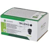 Lexmark 782K (78C20K0) - Noir - Toner