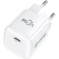 Crong Chargeur NEO GaN - Chargeur USB-C 40 W PD 3.2 avec AVS (blanc) (40 W, 1 portion), Chargeur USB, Blanc