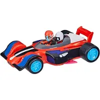 PJ Masks Animal Power Flash Fitzer Jouet d'éveil, voiture transformable avec lumières et sons