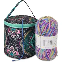 Merkloos Omgoods - Sac de rangement portable - Sac de rangement avec fermeture éclair - Poignée ergonomique - Conception étanche - Petite taille - Diamètre de 14,5 cm