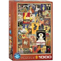 Sonstige Verlage EUROGRAPHICS Puzzle Vieilles affiches 1000 pièces