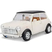 Bburago Mini Cooper 1969 1:18 Car Argenté Enfants