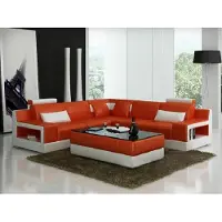 AEA Ecksofa + Usb Design Ledersofa Bettfunktion Garnitur Wohnlandschaft Polster