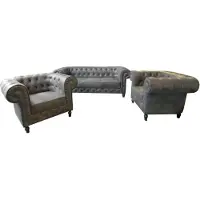 Xl Moebel Gmbh Sofagarnitur 3+2+1 Couch Polster Chesterfield Sitz Sofa Garnitur HASTINGS II
