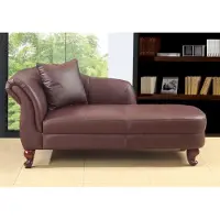 AEA Lounge Liege Ottomane Polster Sofa Büro Relax Leder Chaiselongues 1672