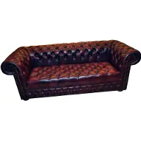 AEA Chesterfield Sofa Couch Ledersofa 3 Sitzer Polster Garnitur William Iii