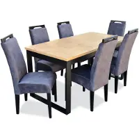 Xl Moebel Gmbh Klassisches Esszimmer Set Rechteckig Tisch 6 Stühle Sessel Gruppe Garnitur 7tlg.