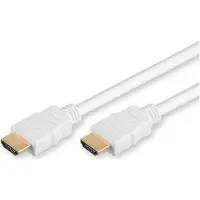 Microconnect High Speed HDMI with Ethernet - Câble HDMI avec Ethernet - HDMI mâle pour HDMI mâle - 5 m - blanc