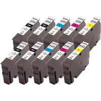 Peach 0F319987 cartouche d'encre 10 pc(s) Noir, Cyan, Magenta, Jaune