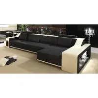 AEA Design Ecksofa Sofa Couch Polster Sitz Eck Garnitur Sofas Leder Themar SB