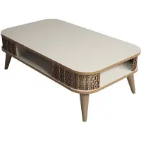 Skye Decor , septembre - Crème, tables basses, crème, 105 x 34,6 x 60 cm