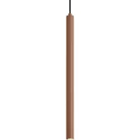 QAZQA Suspension moderne couleur moka avec plaque de plafond intégrée - Chuba