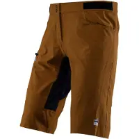 Leatt Femmes, Pantalon de cyclisme, MTB All-Mtn 3.0 Women Shorts peanut S (S), Marron