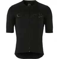 Craft Maillot de cyclisme à manches courtes Endur Logo, noir, XL, homme, noir, XL