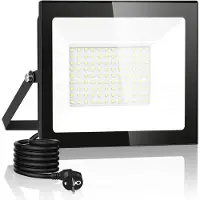StarTech.com Projecteur LED extérieur - 100 W - 3000 K (blanc chaud) - Étanchéité IP66 - 220–240 V - Lot de 2