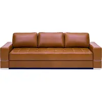 AEA Bettfunktion Sofa 3 Sitzer Couch Design Polster Modern 100% Italienisches Leder