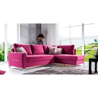 AEA Design Ecksofa L-Form Sofa Couch Polster Schlafsofa Textil Bettfunktion Kasten