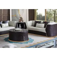 AEA Designer Couchtisch Beistelltisch Sofa Wohnzimmer Tisch Möbel Rund Tische