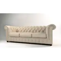 AEA Design Chesterfield Sofa Couch Polster Sofas Couchen Sitz Garnitur Leder 3Sitzer
