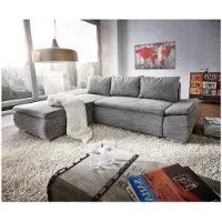 AEA Schlafsofa Design Ecksofa Schlafsofa Bettfunktion Couch Polster Textil Sofas
