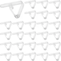 Merkloos 27 pinces à nappes, transparentes, pour une utilisation intérieure et extérieure, idéales pour les pique-niques et les fêtes de jardin