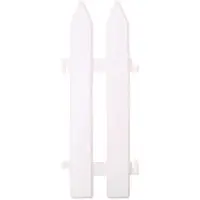 Merkloos Miniature sapin de Noël, clôture en plastique, décoration