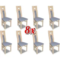 Xl Moebel Gmbh Garnitur Komplett 8x Designer Stuhl Set Esszimmer Lehn Polster Sitz Stühle Stoff