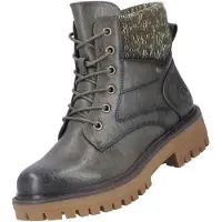 Rieker Damen Stiefel gefüttert Grün 92920-54