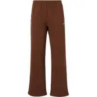 Nike Pantalon de jogging Studio Fleece pour femmes, couleur : marron, taille : M