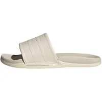 Adidas Sandales uni Adilette Comfort 2.0, couleur blanc cassé/blanc cassé/blanc cassé