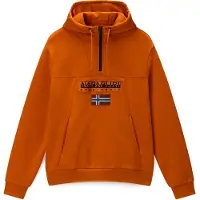 Napapijri Sweat-shirt 'Burgee 2.0' orange foncé / noir
