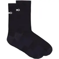 POC Unisexe, Chaussettes de sport, Skarpety rowerowe Motion MTB Long Socks czarny (43 - 45), Noir