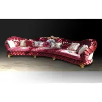 AEA Designer Sofa Ecksofa Wohnlandschaft Rund Couch Samt Couch Sofa Ecksofa Italien