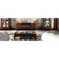 AEA Table basse salon Design Tables Meubles Table de Luxe Table d'appoint Bois Moderne
