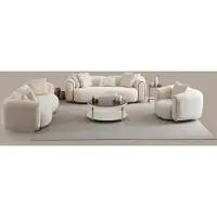 AEA Sofagarnitur 3+3+1 Sitzer Set Design Sofa Polster Couchen Couch Modern Luxus