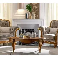 Xl Moebel Gmbh Couchtisch Tisch Beistelltisch Wohnzimmer Holz Klassisch Luxus Braun