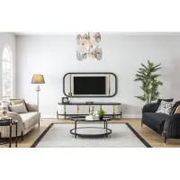 Xl Moebel Gmbh Luxe Ensemble moderne rtv salon rembourré siège canapé 3 + 3 siège table basse